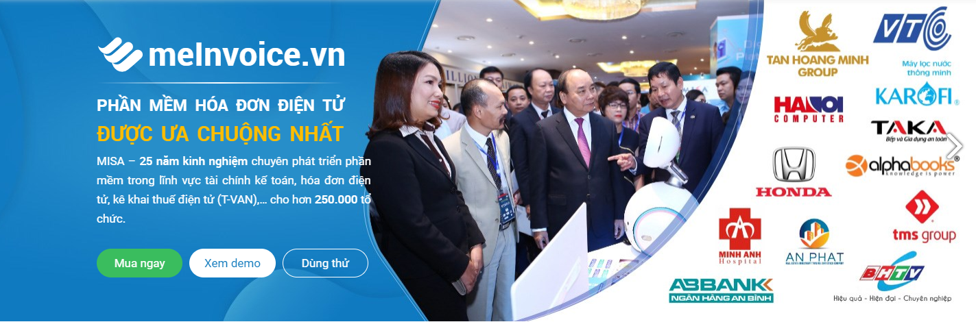 Báo giá phần mềm hóa đơn điện tử MISA meinvoice