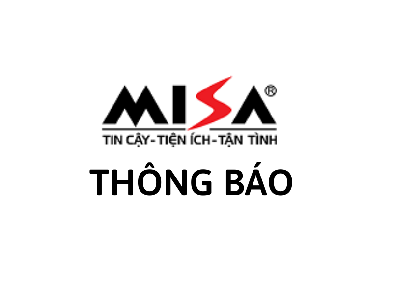 Thông Báo MISA thay thế phần mềm kế toán