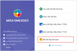 Phần mềm kế toán MISA SME NET 2023