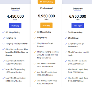 Báo giá phần mềm kế toán online MISA AMIS